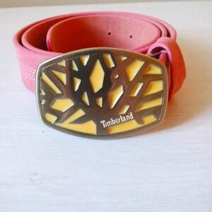 Timberland ladies suede leather belt